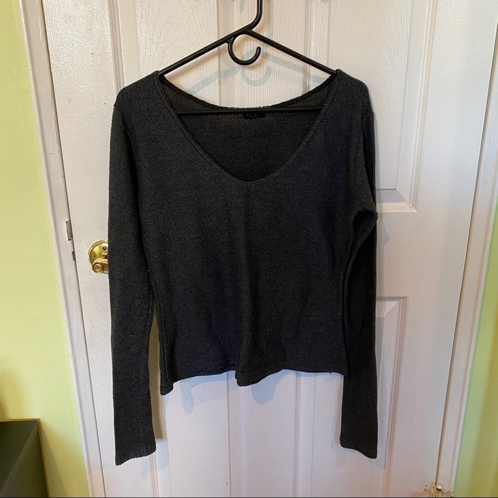 Brandy Melville Grey Knitted Sweater